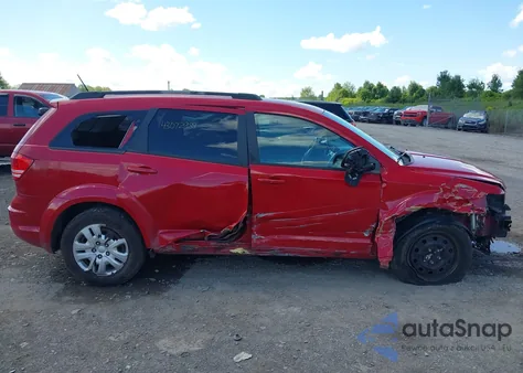 2017 Dodge Journey Se from USA, damaged, VIN 3C4PDCAB5HT529656